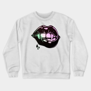 Vampire Bite & Kiss Crewneck Sweatshirt